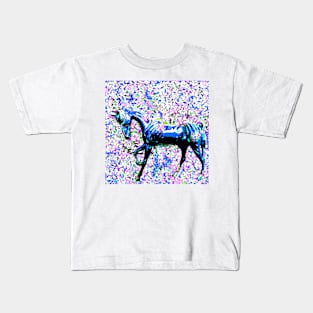 Horse Among the Petals Kids T-Shirt